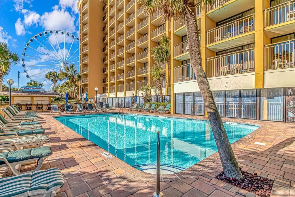 Oceanfront Romantic King Suite On The Boardwalk Myrtle Beach Exterior photo